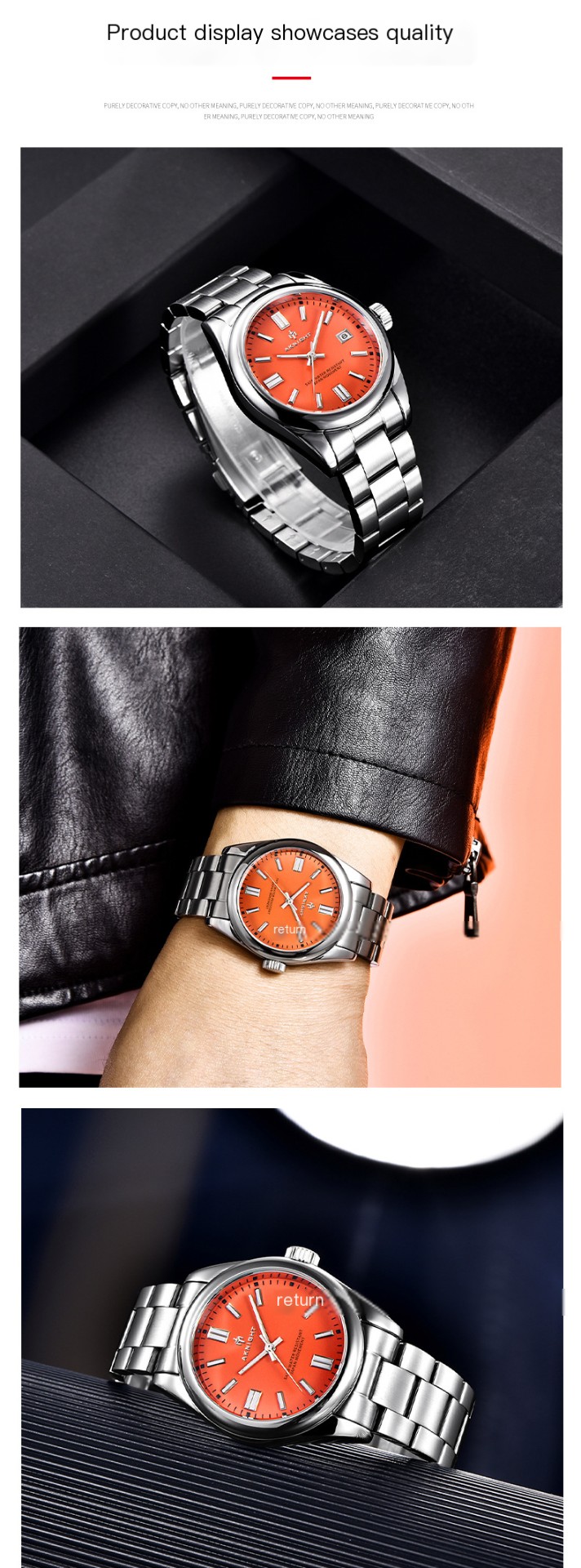 Stainless Steel Quartz Wristwatch - Image 9