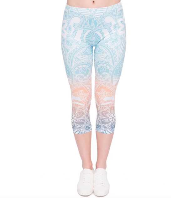 3D Digital Printed Capris Design 1