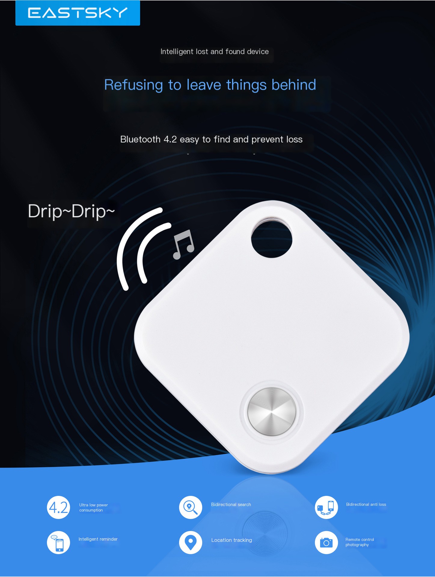 Bluetooth Anti-Lost Tracker Image 2