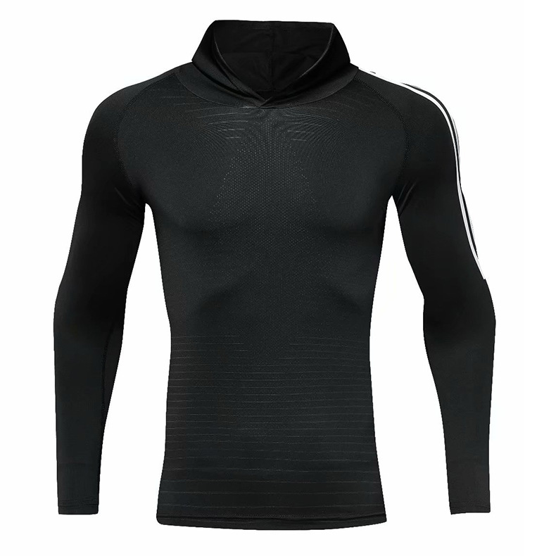 Long-Sleeved Hooded Tights And Quick-Drying Top image