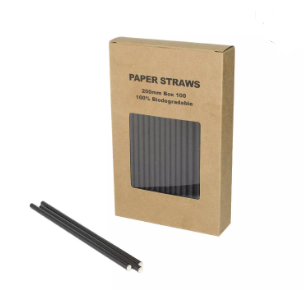 Pure Color Paper Straws