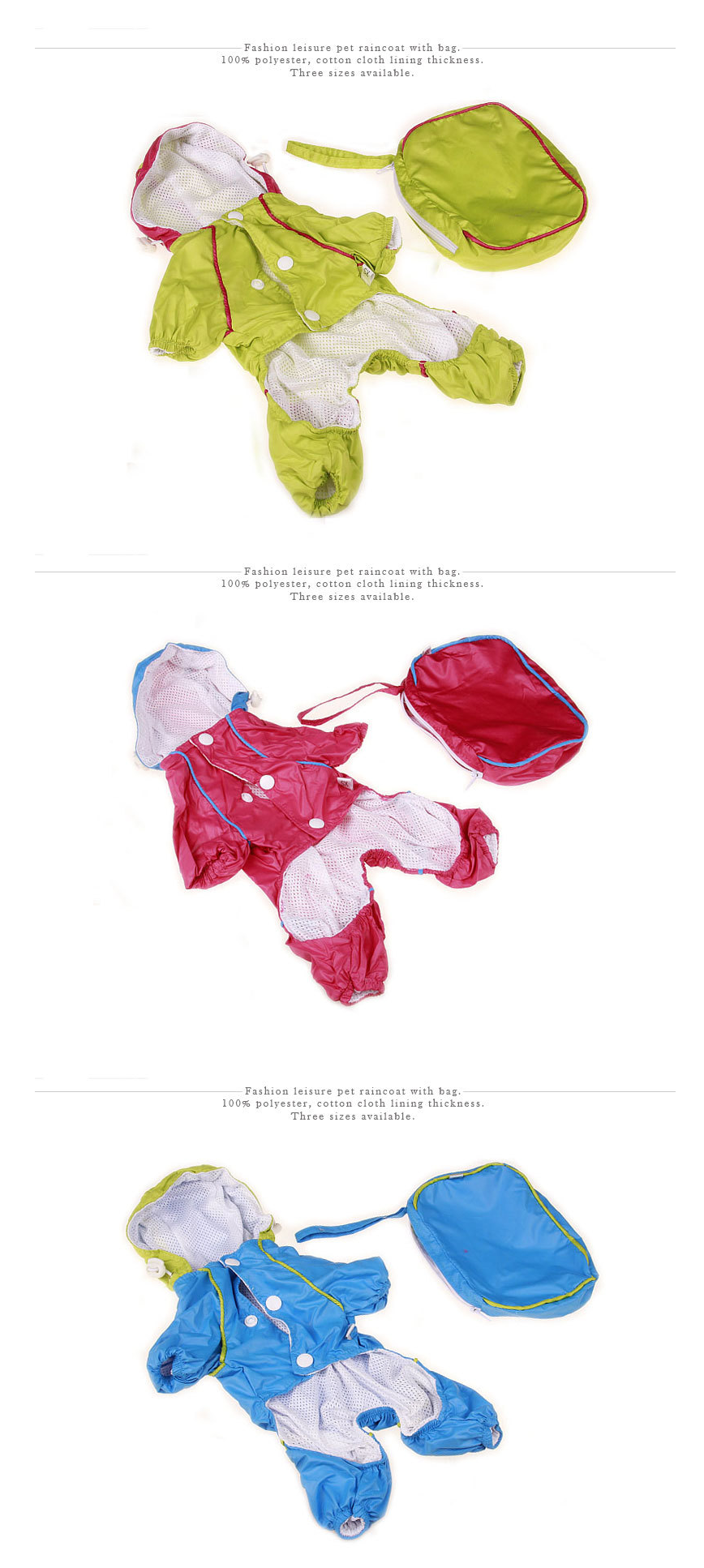 Pet Raincoat 4