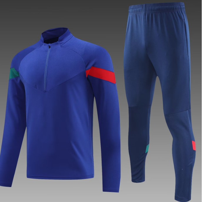 Half Pull Soccer Uniform Training Clothes Outfit