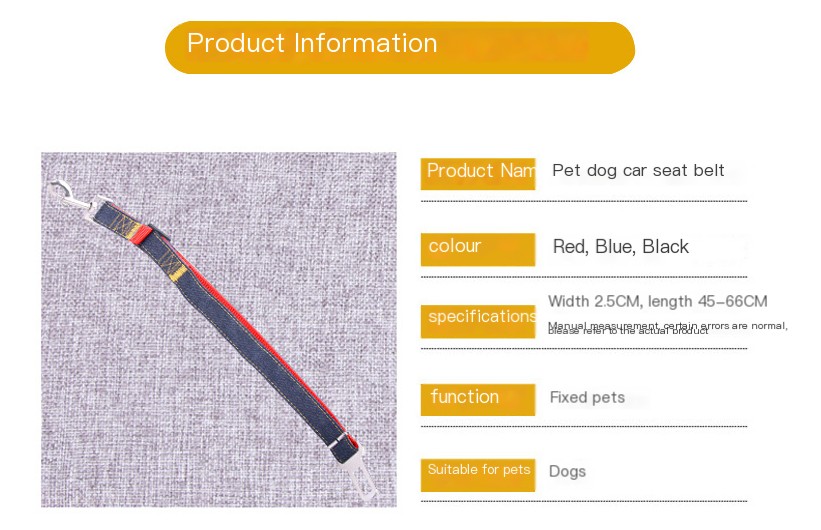 Pet Car Cowboy Retractable Safety Leash