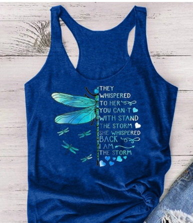 Blue Dragonfly Vest