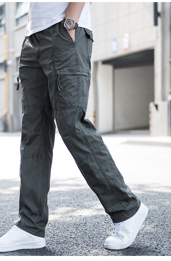 Relaxed Casual Cargo Pants - Image 4