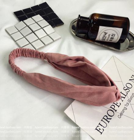 Wine Red Suede Hairband