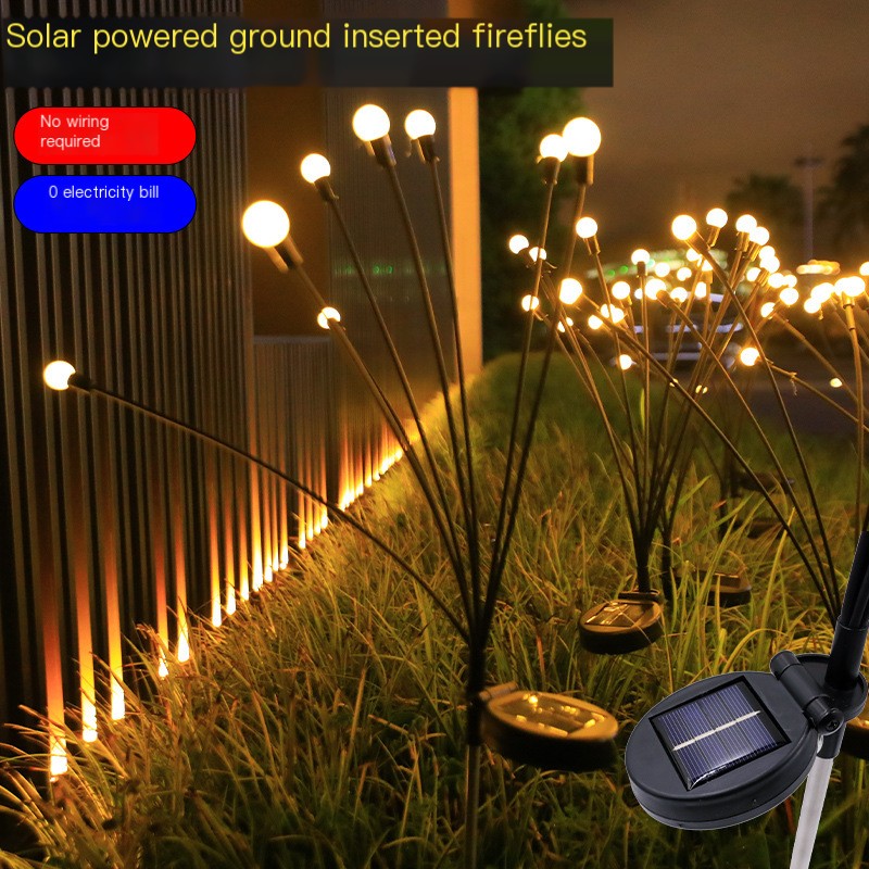 Solar Firefly Ground Plug Lights