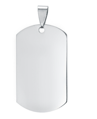 Military Style Necklace - Gold