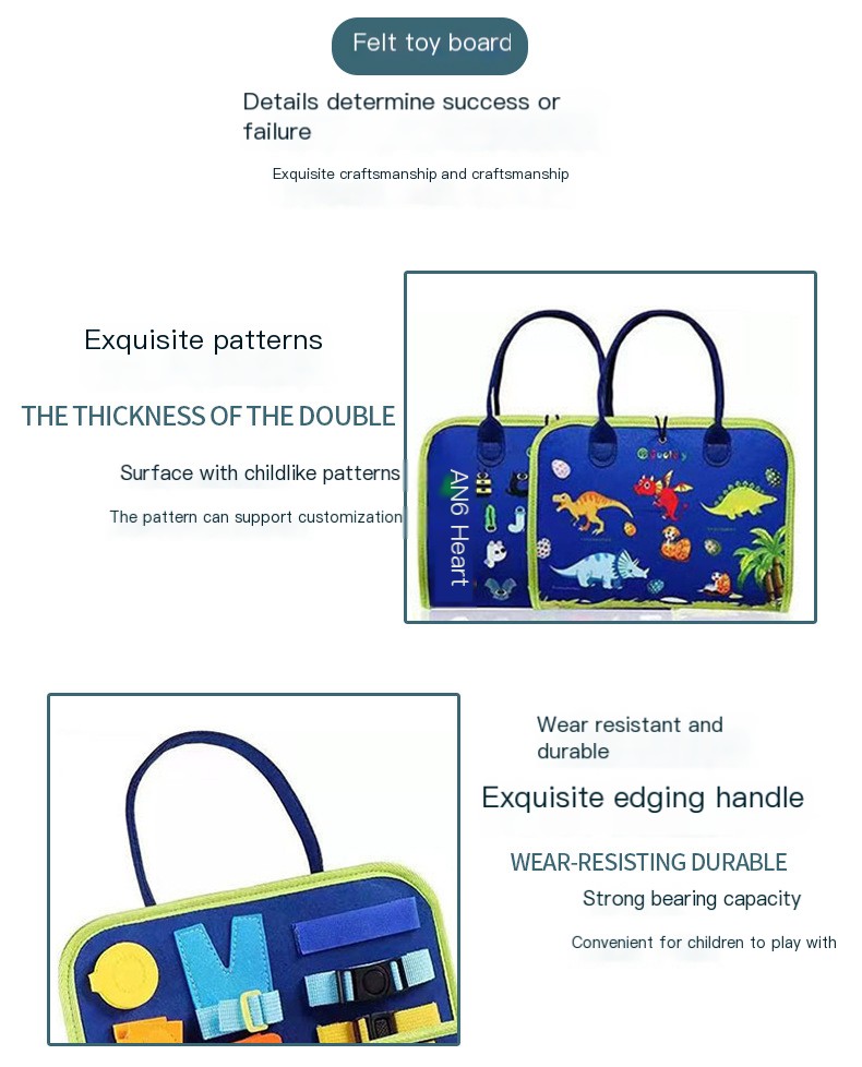 Felt Learning Board - Animal World