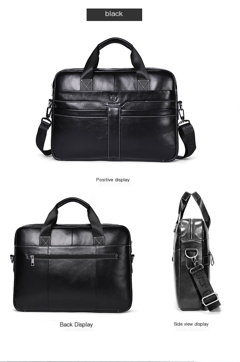 Executive Leather Briefcase Image 12