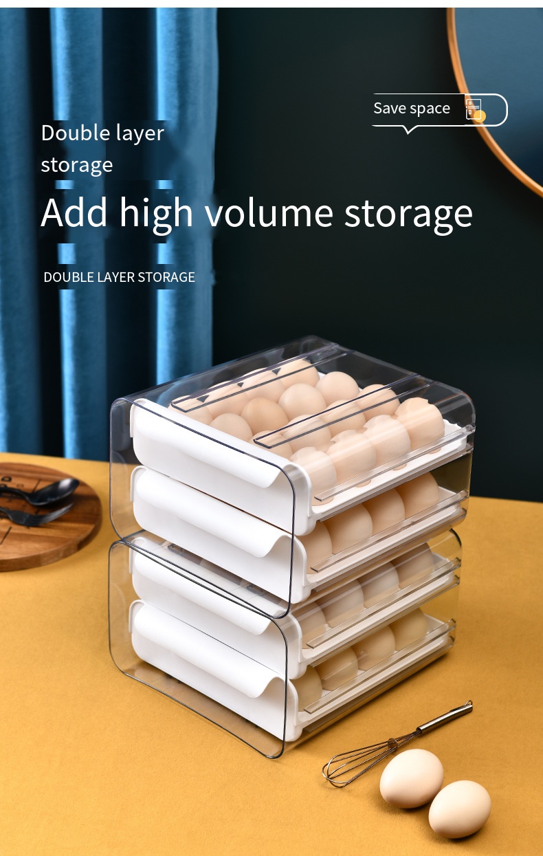 Refrigerator Egg Storage Box - View 5