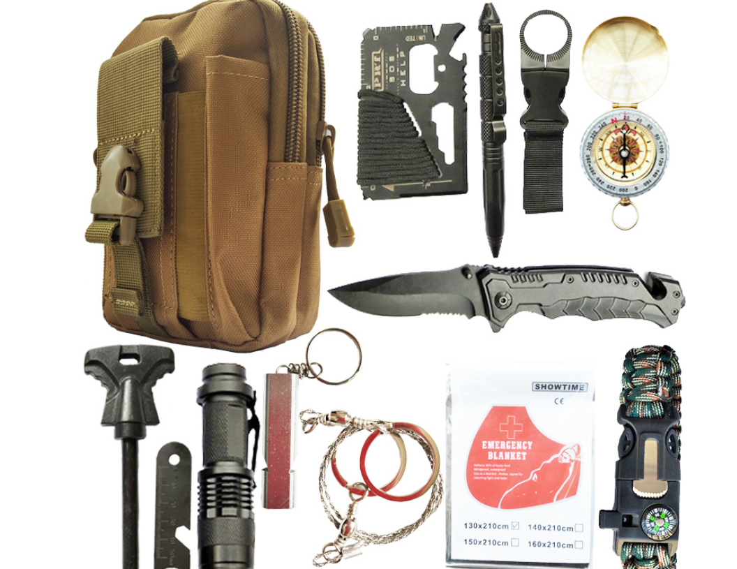 Survival Tool and First Aid Kit Image 1