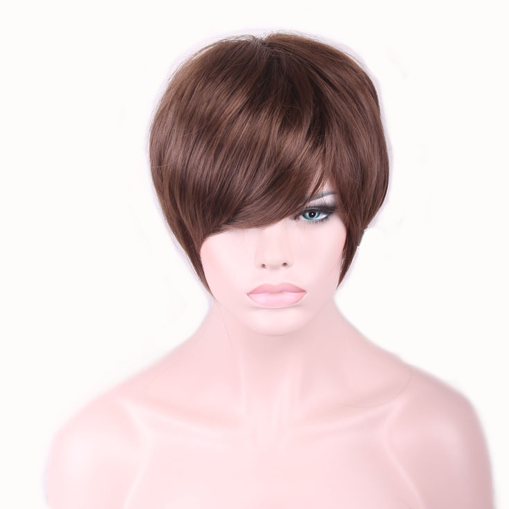 M18-201 Mixed Color Short Wig Image 1