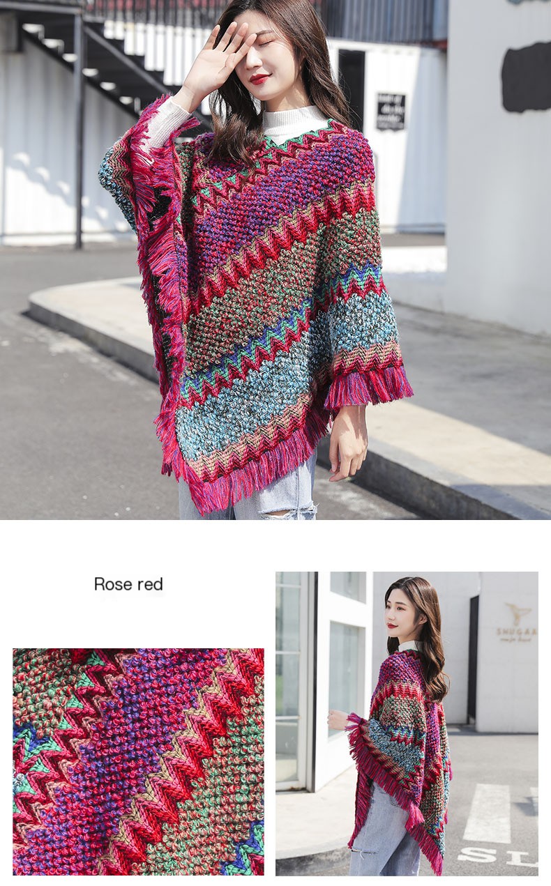 Irregular V-Neck Sweater Image 2