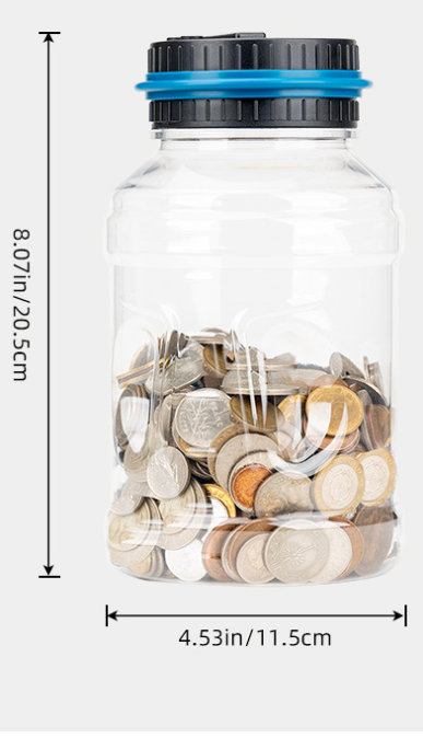 Imagen de Hucha Electrónica Contadora de Monedas 1