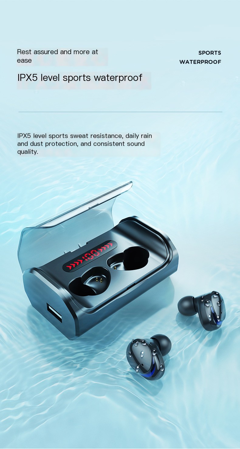 TWS-T8 Bluetooth Earbuds 10