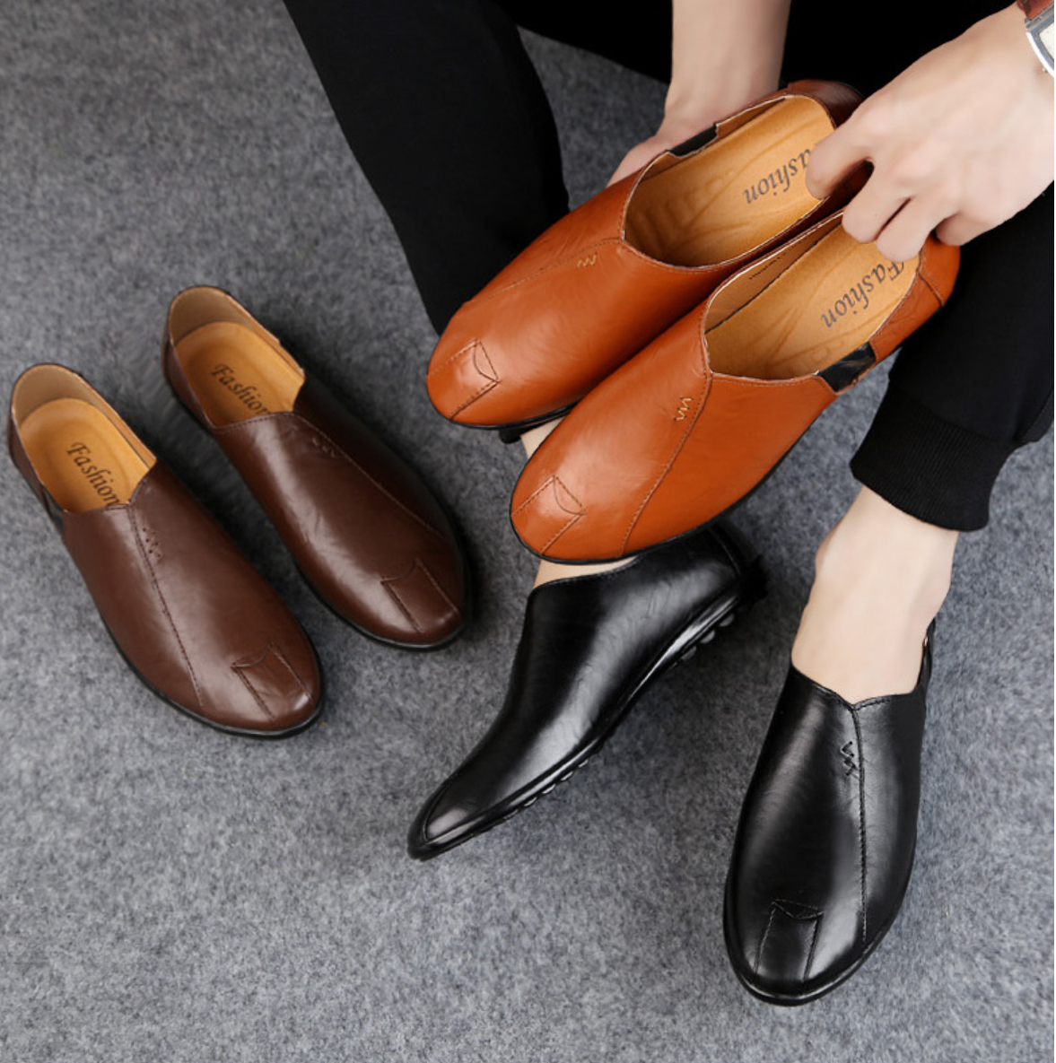 Dark Brown Loafers