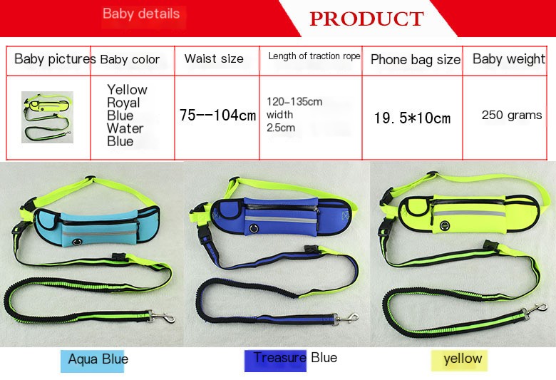 Multi-functional Pet Leash Waist Pack