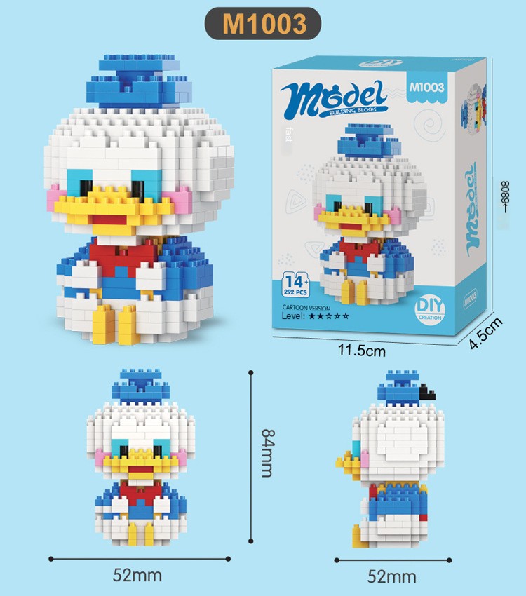 Cute cartoon mini building blocks 8