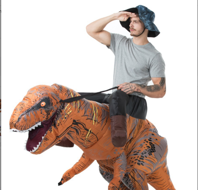 Inflatable T-Rex Costume Image 2