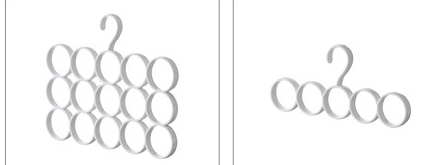 15 Rings Scarf Holder