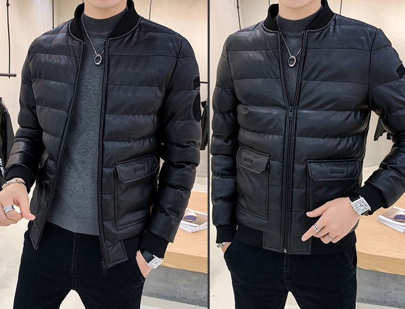 Men's Padded Jacket Back View