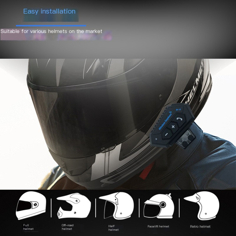 Helmet Bluetooth Headset Image 2