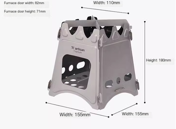 Widesea Camping Wood Stove Image 1