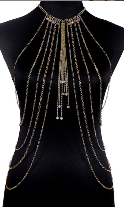 Multi-Layer Tassel Body Chain