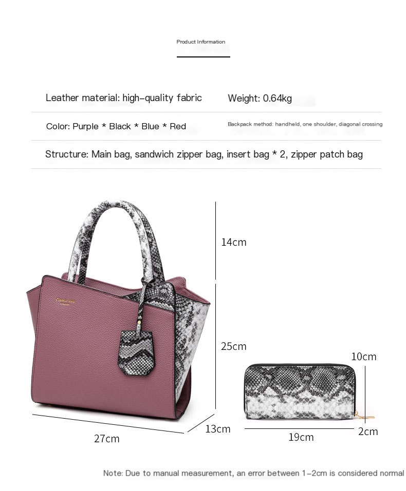 Retro Snakeskin Bridal Bag