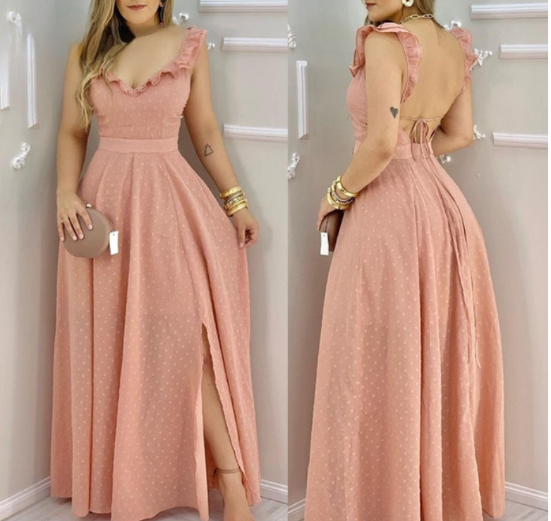 Chic V-neck Style