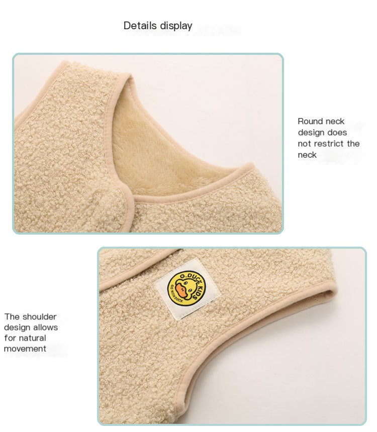 Little Yellow Duck Teddy Fleece Vest 7