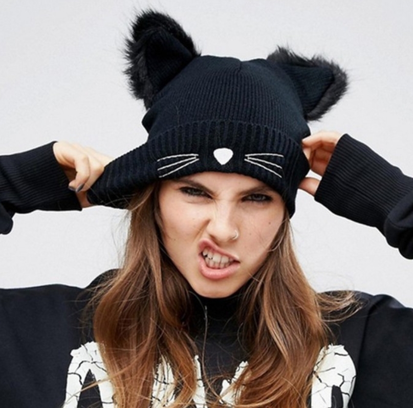 Cat Ear Knit Beanie