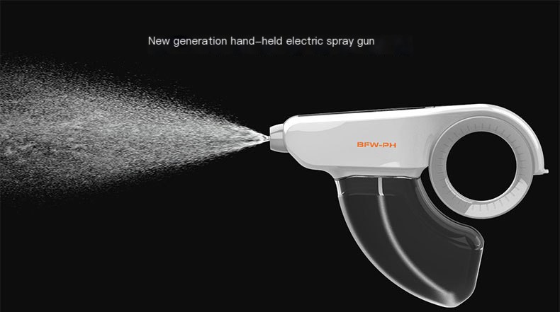 Disinfection Gun in Action