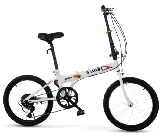 Selfree Folding Shifting Bike Female Male Adult Student Ultra-light Portable Folding Leisure Bike Twitter Bicicletta Pieghevole&&Red&&24*15(150-165cm)