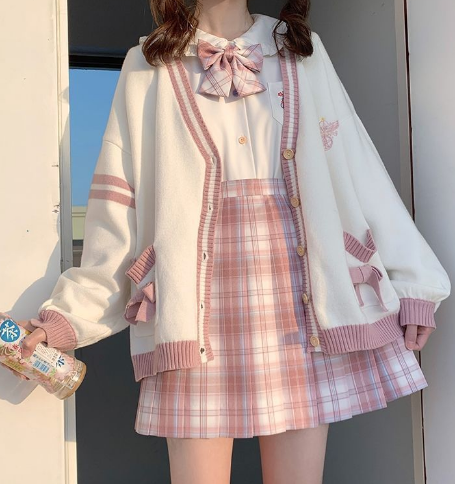 Japanese Kawaii Schoolgirl Dress Set