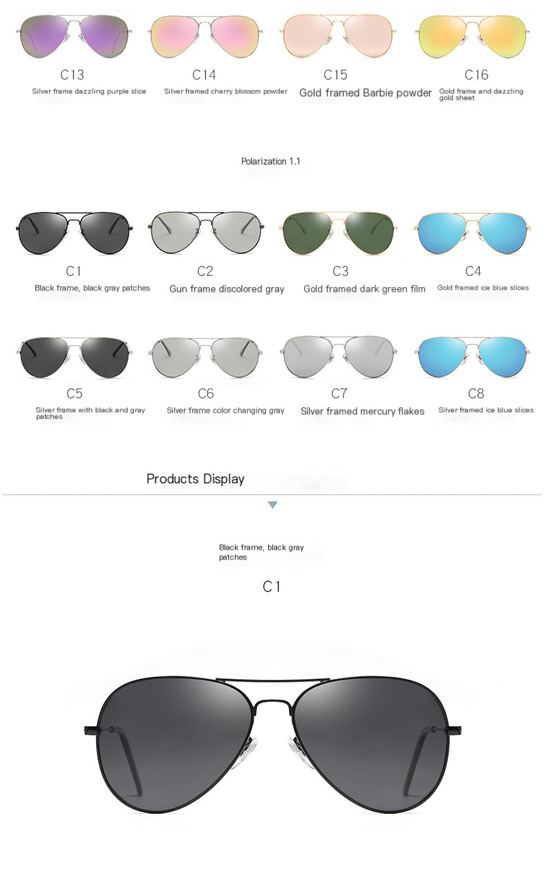 3025 Polarized Sunglasses Style