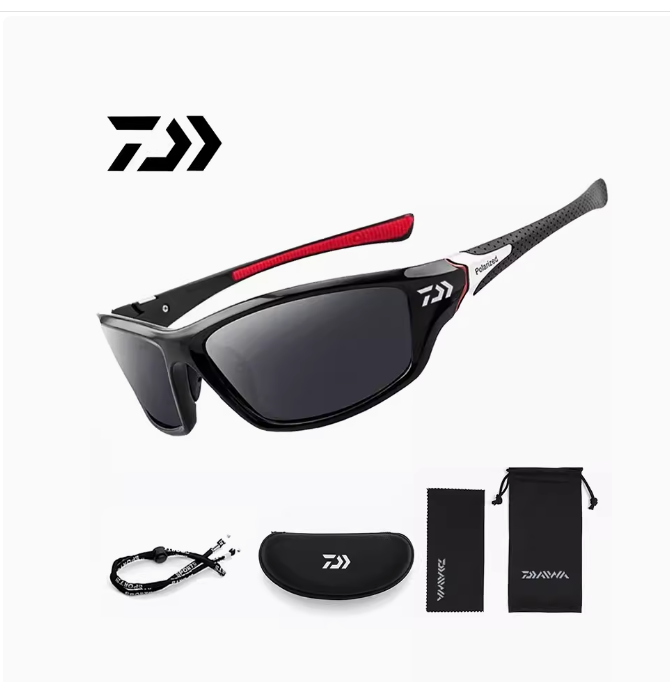 Óculos de Sol Daiwa Plus Polarizado - Black with Blue