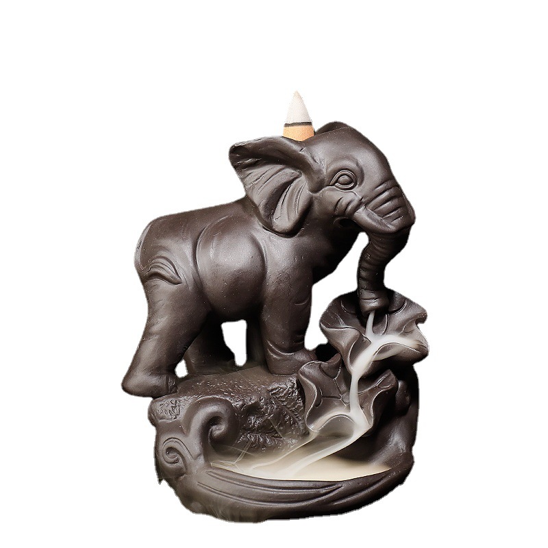 Home Decor with Elephant Incense Burner