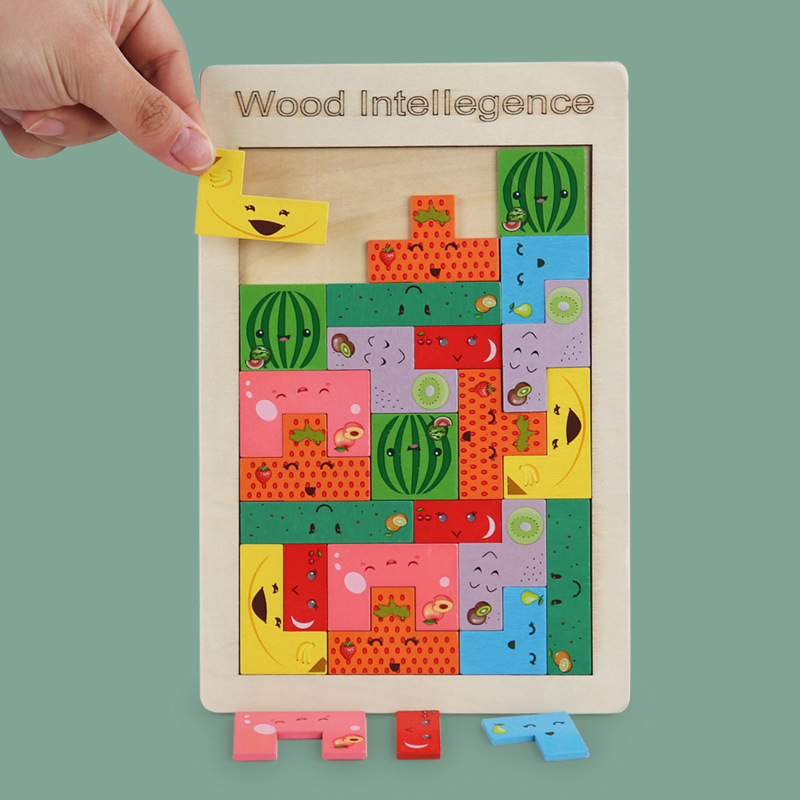 Children Playing with Puzzle