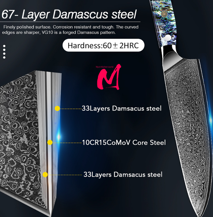 Damascus Knife 4