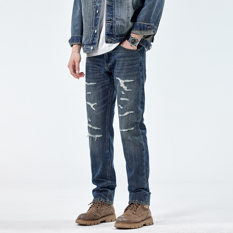Men's Denim Pants Front View