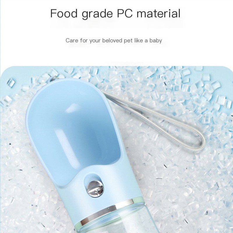 Plastic Pet Water Cup Blue