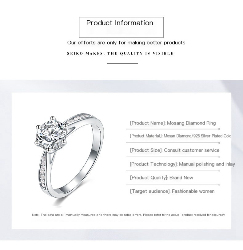 Moissanite Ring 1