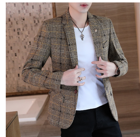 Blazer Masculino Fiorinni Xadrez - Back View
