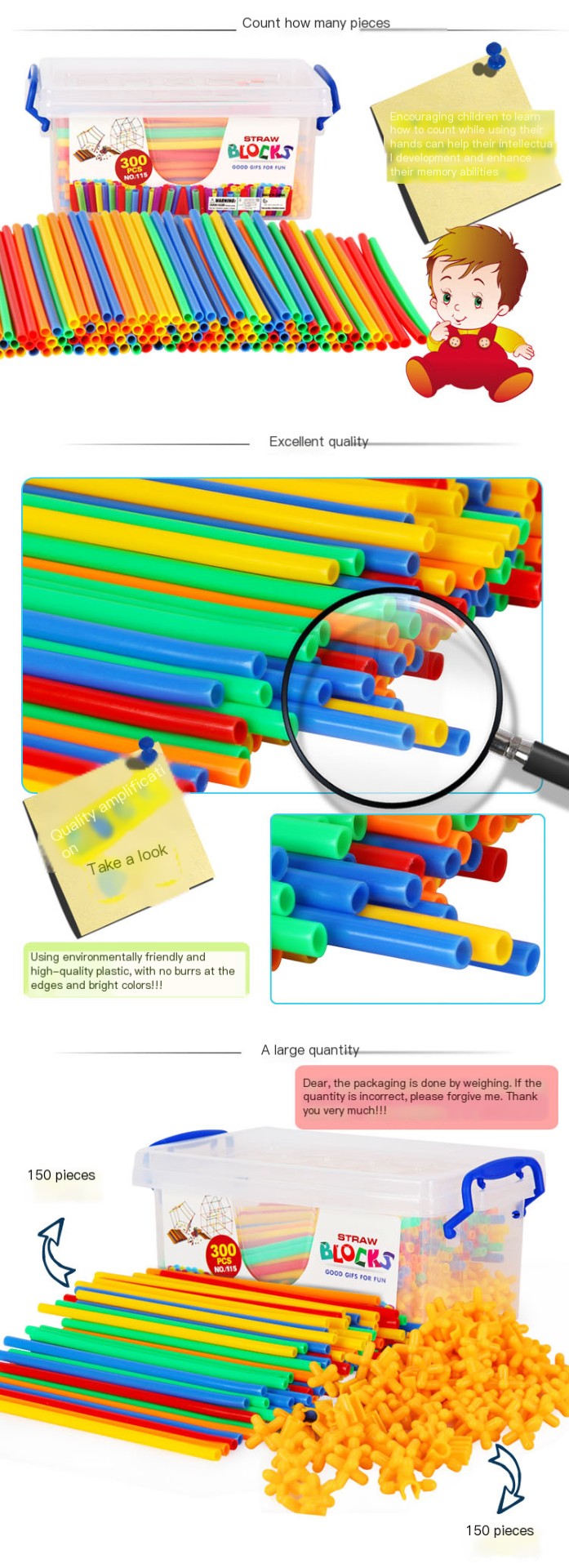 4D Space Straw Building Set Image 5