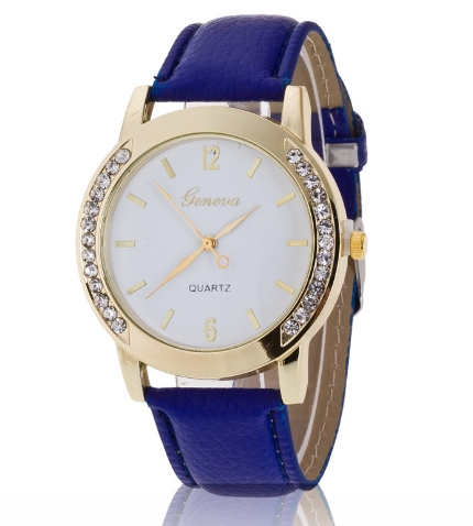 Leather Strap Watch Image 6