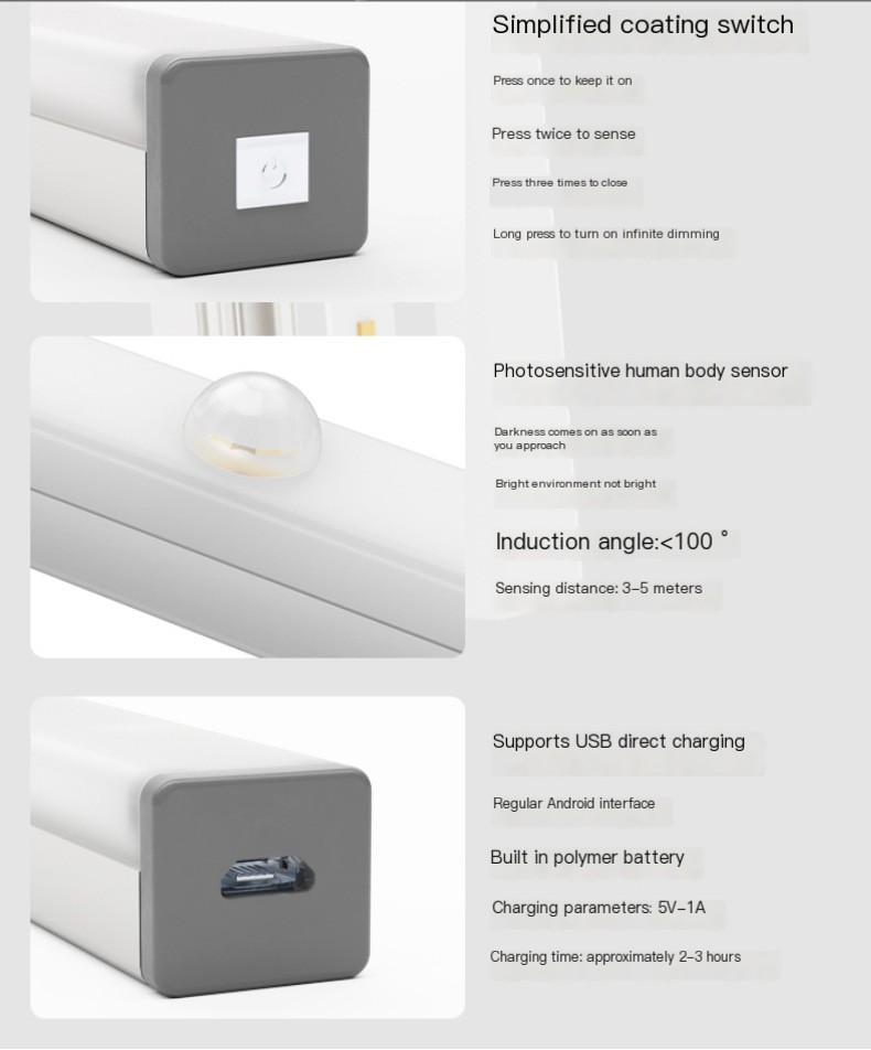 Ultra-Slim Smart LED Light in Use