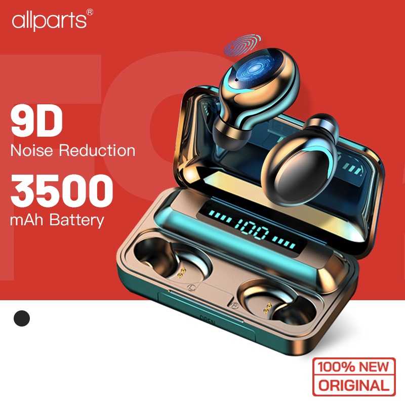 9D Surround Sound HiFi Bluetooth Wireless Earphones